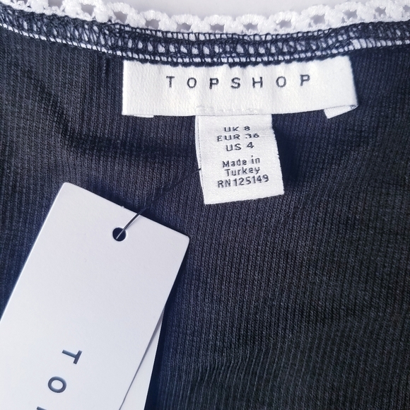 NEW Topshop | Crop‎ Polk dot Tank Top 4 - Picture 10 of 13